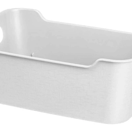 Корзинка универсальная "Mango" 2,4л. 230х160х90мм (светло-серый)