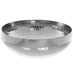 Салатник из нержавеющей стали 2,9л 24см, декоративный узор