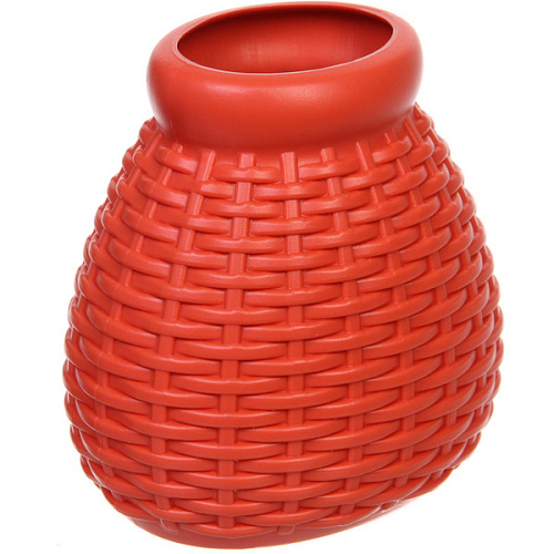 Ваза из пластика Дениз 97см цвет коралловый_3