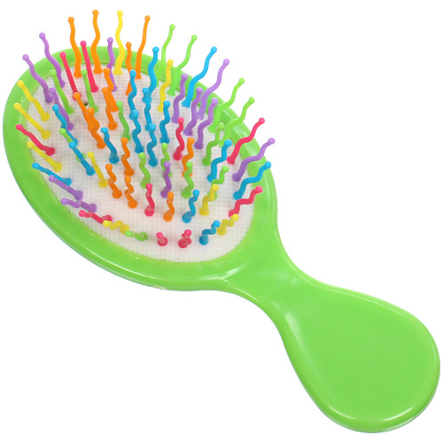 Расческа массажная детская МИЛА, фламинго, цвет зеленый, 145,5см (блистер)_4
