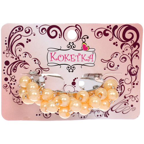 Заколка-автомат ЭСТРА, цвет золотой, 75см (блистер Кокетка и пакет с подвесом)_4