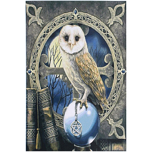 Алмазная мозаика на подрамнике с полным заполнением "МИР ЯРКИХ КРАСОК", Букля у окна, 20*30 см