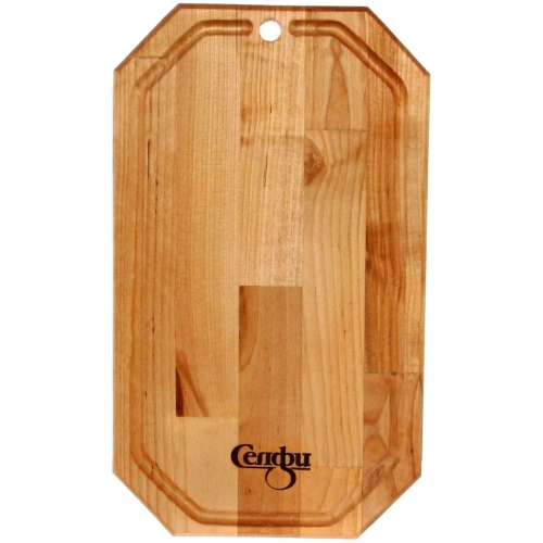 Доска разделочная "Гайка" средняя с желобом 34*20*1,8см 