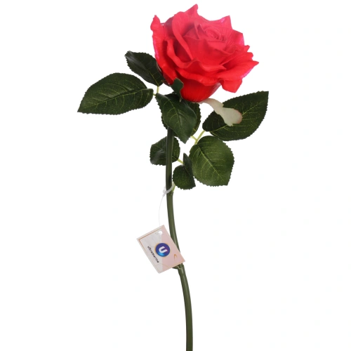 Цветок искусственный "Natur" 50см Роза красная