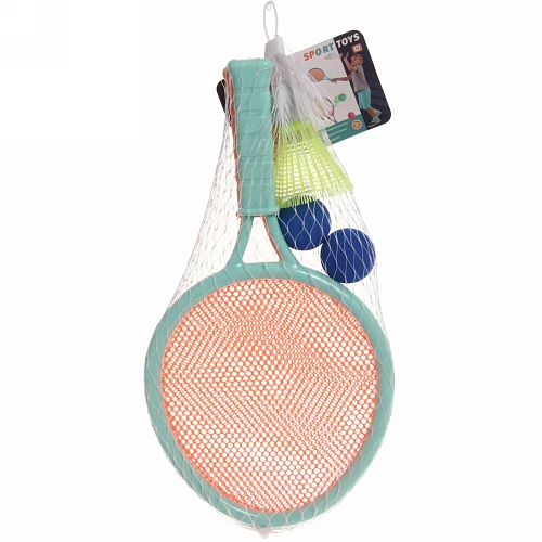 Теннис пляжный в наборе 818С 2 ракетки 3518 см, 2 шарика, волан_3