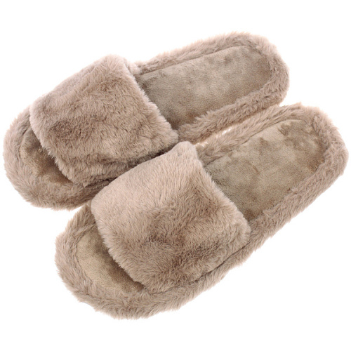 Тапочки женские домашние "HOME", цвет капучино, р-р 36-37