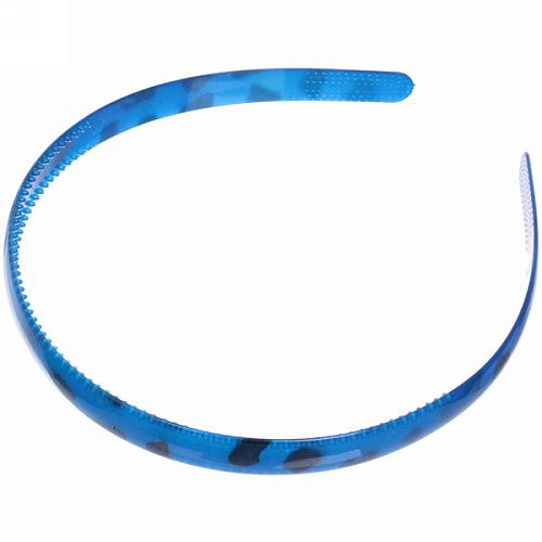 Ободок для волос пластиковый Province - Kira, леопард, микс 6 цветов, 1,2см_4