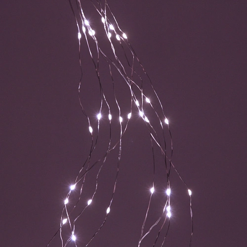 Гирлянда для улицы Хвост 2м 200 ламп LED, 8 реж,IP-54 Белый_11