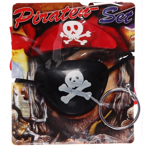 Набор карнавальный Пират (бандана, наглазник, серьга)_5