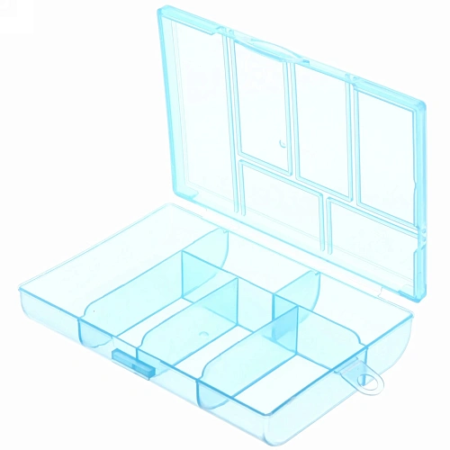 Контейнер для таблеток  6 ячеек 12х9х2см_3