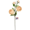 Искусственные цветы "FLOWERS MAGIC" 63см Пионы 4 цветка кремовые
