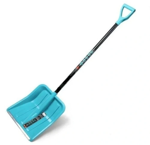 Лопата снеговая "Фобос" 405*450 мм, с алюм.планкой, со съемн.алюм.черенком и V-ручкой