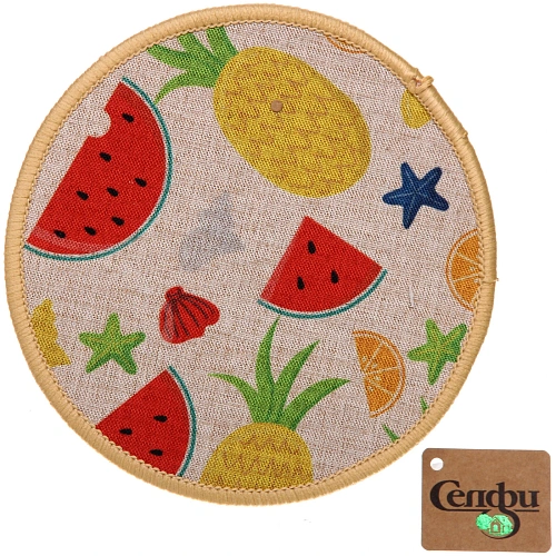 Подставка под горячее 18см "Фрукты"