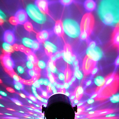 Диско-шар светодиодный Magic с пультом ду, 220V, RGB_10