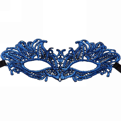 Маска кружево"Магия Востока", синий