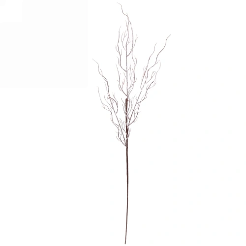 Ветка декоративная "Лесное сияние" 80 см, Белый