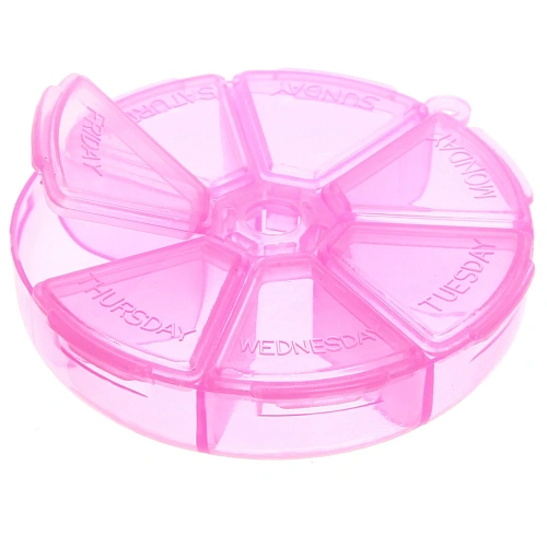 Контейнер для таблеток  7 ячеек 8х8х2см_3