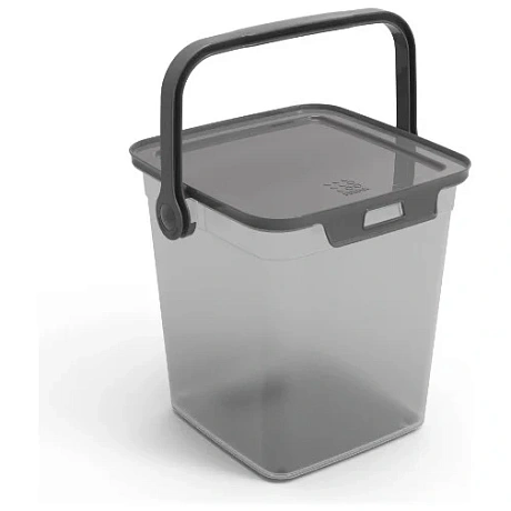 Контейнер для стирального порошка Smart 6,5л (прозрачный) 70*47*24 см