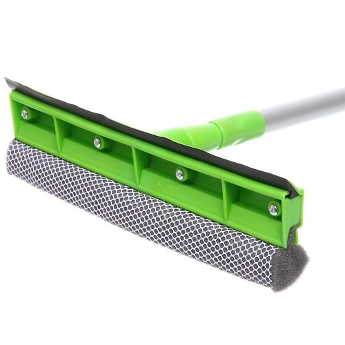 Окномойка Селфи для мытья стекол, телескопическая алюминиевая ручка 95см губка 25см 550_15