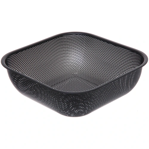 Дуршлаг металлический "Black" 25*25см