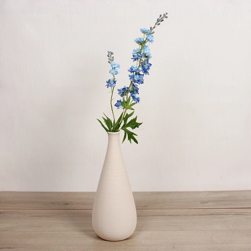 Цветок искусственный Natur 84см Дельфиниум синий_5