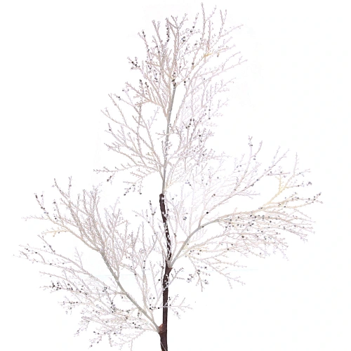 Ветка декоративная Симфония леса 80 см, Белый_3