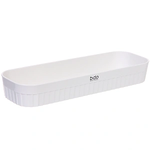 Корзина - органайзер  "БИСКОТТИ", цвет белый, 32*10.5*4.5см