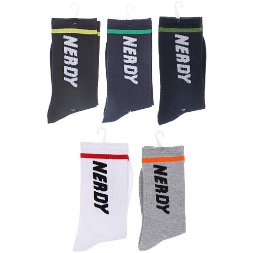 Носки мужские "Noskoff - NERDY" с рисунком, размер 41-45