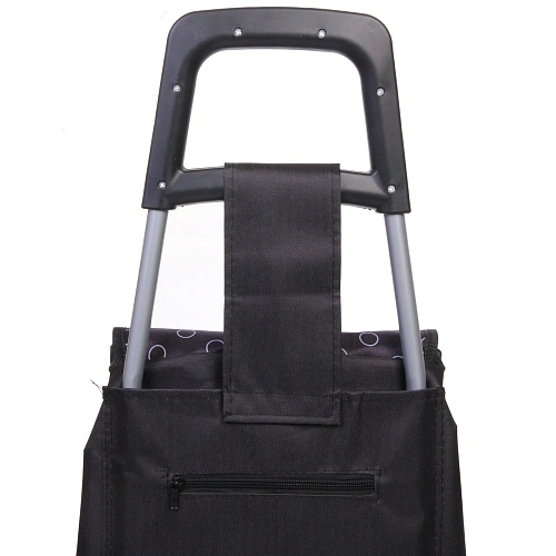 Тележка хозяйственная с сумкой (923327см, колеса 16см,грузоподъемность до 30 кг) черная DC308AG_10