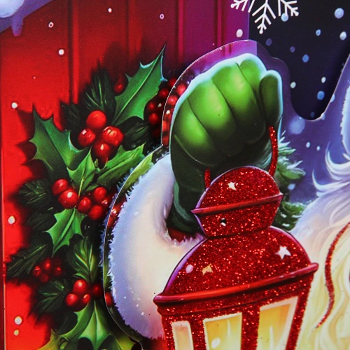 Пакет подарочный Добрый  Дедушка Мороз 40X30X12 см_6