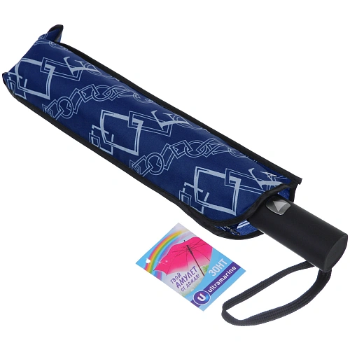 Зонт женский полуавтомат Мэлано, микс 6 цветов, 8 спиц, d-100см, длина в слож виде 30см_44