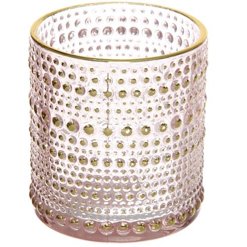 Подсвечник Хрустальный блеск 77,8 см, Розовый_2