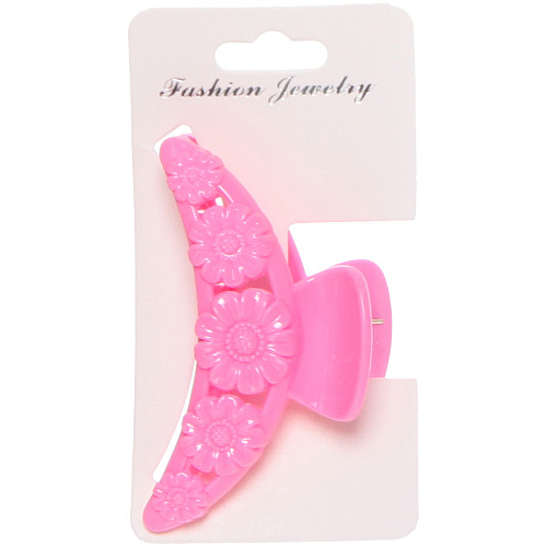 Заколка-краб для волос на блистере Diana Collection - Sara, микс 6 цветов, 75см _6