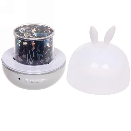 Светильник Диско-шар Fantasy - Зайка (в комплекте 6 картинок) 1314 см, 5 реж, батарейки 4хАAА, USB, RGB_26