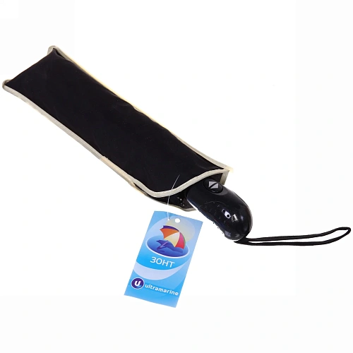 Зонт мужской автомат Эстет, цвет черный, d98, длина в слож виде 28_4