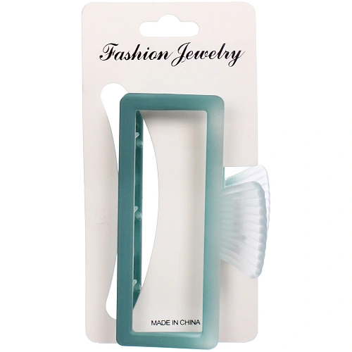 Заколка-краб для волос Мон Ляруш, рыбка, микс 6 цветов, 9,5см (Блистер)_3