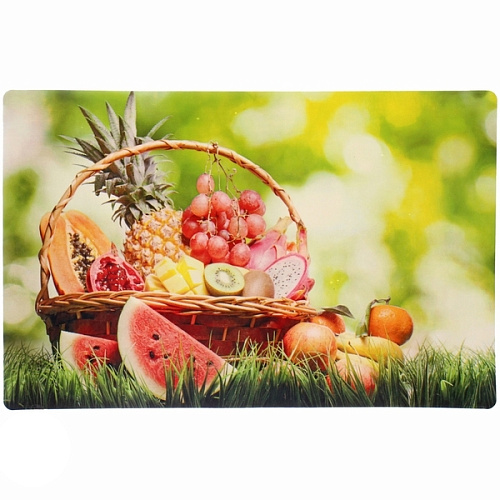 Салфетка на стол 42*27см в наборе 4шт "Фруктовая корзинка"