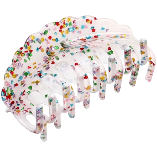 Заколка - краб для волос AKS - VIENTO, микс 6 цветов, волна, 104,5см _9