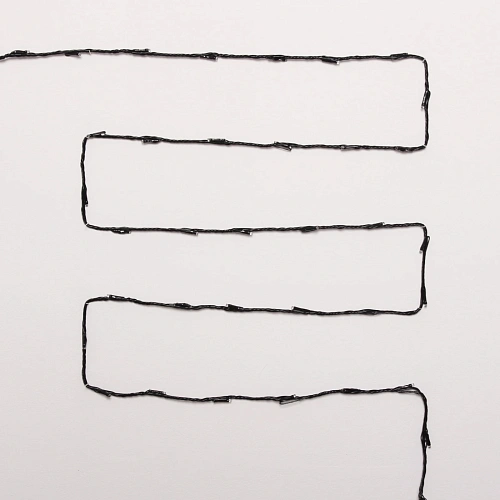 Гирлянда для улицы Водопад нить 7м 80 ламп LED чёрный провод, 8 реж, IP-54, Белый (возможность соединения)_3