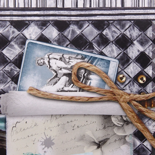 Пакет подарочный Винтаж 314212 см, микс_6