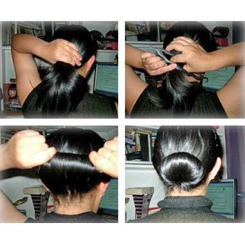 Набор для создания причесок, цвет черный_8