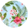Тарелка бумажная 18 см в наборе 10 шт "Тропическое настроение"