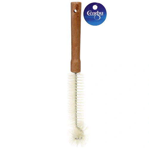 Ерш бутылочный с деревянной ручкой 30см