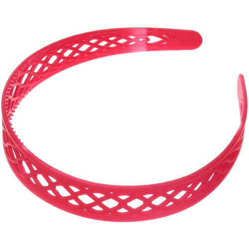 Ободок для волос пластиковый Province - Lily, плетёнка, микс 6 цветов, 2,5 см_3