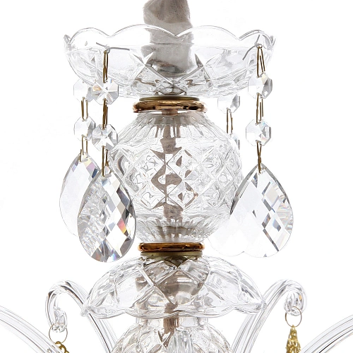 Люстра подвесная в стиле барокко Bottega 540Вт 25-S9014 со стеклянными основаниями_12