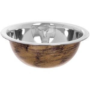 Миска из нержавеющей стали 0,5л 16см цвет Антик