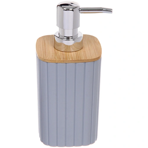 Дозатор для жидкого мыла 380мл Барио серый_3