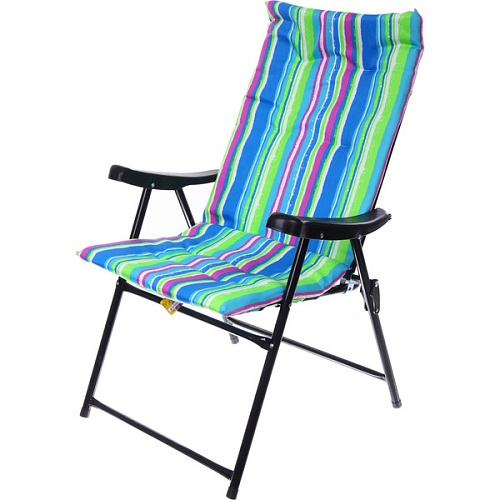 Кресло складное с подлокотниками Релакс R1297-4, 59*60*92 см, ДоброСад