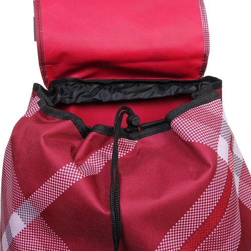 Тележка хозяйственная с сумкой (934030см, колеса 15см,грузоподъемность до 40 кг) бордовая_13