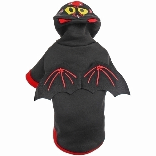 Кофта - толстовка с капюшоном для собак мелких пород Летучая мышь, размер XL (504026см) _9